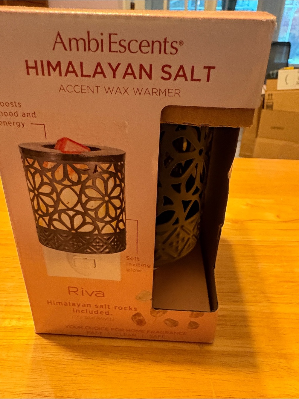 Himalayan Salt Wax Warmer in Brown